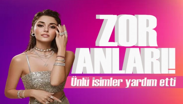 Hande Erçel'in zor anları! Sevgilisi müdahale etmedi!