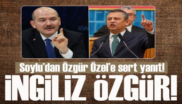 Soylu'dan  Özgür Özel'e sert yanıt: İngiliz Özgür'e, 46 bin liralık tazminat davası açtım!
