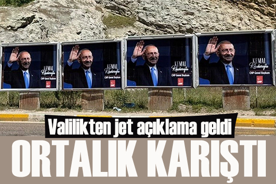 Kılıçdaroğlu afişleri Tunceli'yi karıştırdı, Valilikten açıklama geldi