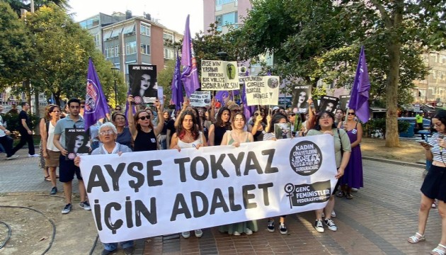Kadıköy'de kadınlar Ayşe Tokyaz için ayakta