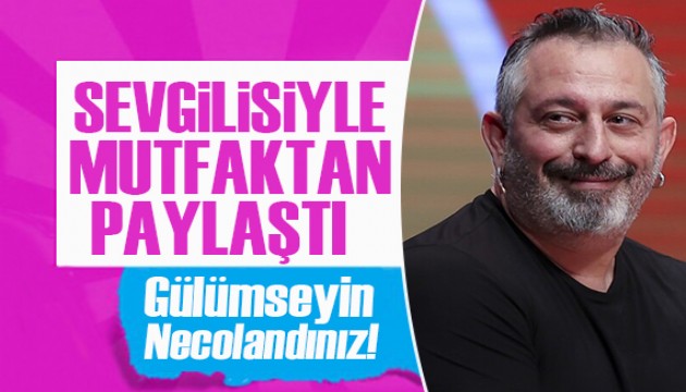 Cem Yılmaz ve yeni sevgilisi Necla Karahalil'den mutfak paylaşımı