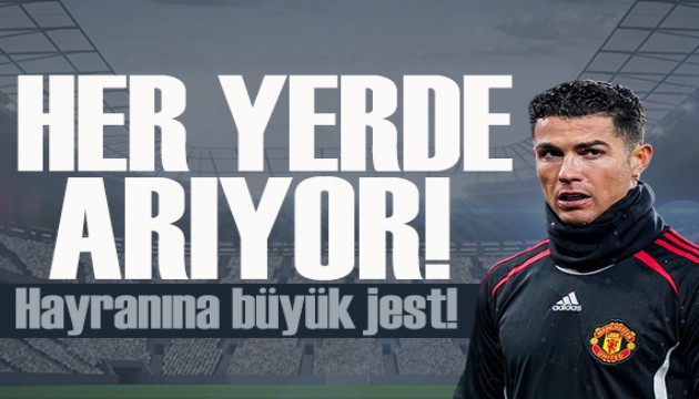 Cristiano Ronaldo, hayranının peşine düştü! Her yerde onu arıyor