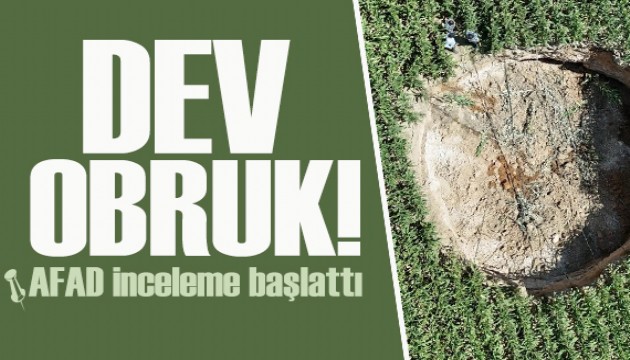 AFAD inceleme başlattı: Karaman'da dev obruk!