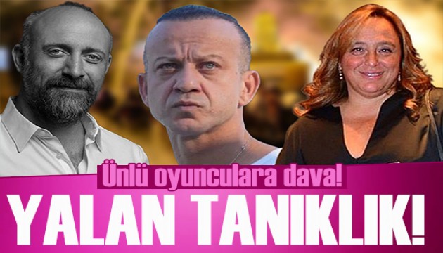 Halit Ergenç ve Rıza Kocaoğlu'na ‘yalan tanıklık' suçlamasıyla soruşturma