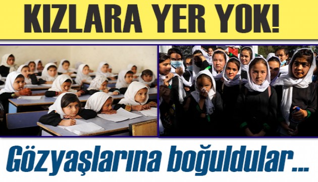 Taliban yasakladı! Sınıflarda yer yok