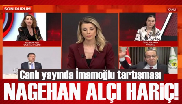 Tanju Özcan ve Nagehan Alçı canlı yayında tartıştı!