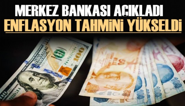 SON DAKİKA: Merkez Bankası açıkladı: Yıl sonu  enflasyon beklentisi!