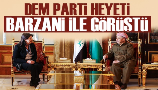 DEM Parti heyeti Barzani ile görüştü: Gündem Öcalan!