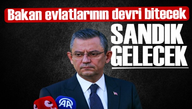Özgür Özel'den sandık çağrısı: Bakan evlatlarının devri bitecek