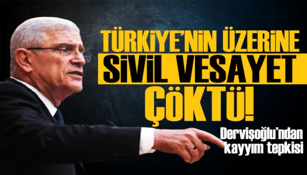 Dervişoğlu'ndan kayyım tepkisi: Türkiye'nin üzerine sivil vesayet çöktü