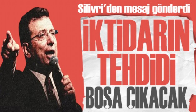 İmamoğlu'ndan kurultay öncesi mesaj: Tehditler boşa çıkacak