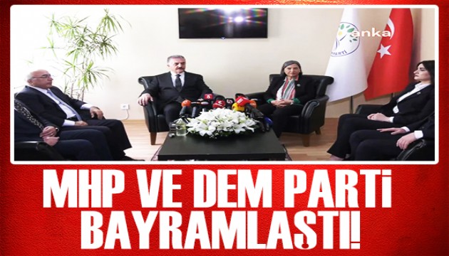Buzlar eriyor! MHP ve DEM Parti ilk kez bayramlaştı