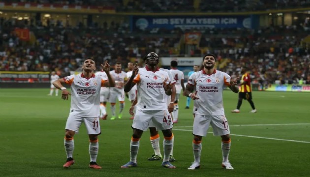 Galatasaray Süper Lig'de 3'te 3 yaptı