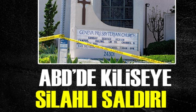 ABD'de kiliseye silahlı saldırı!