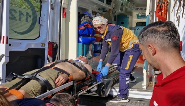 Kelebekler Vadisinde yüksekten düşen İngiliz'i Sahil Güvenlik ekipleri tahliye etti