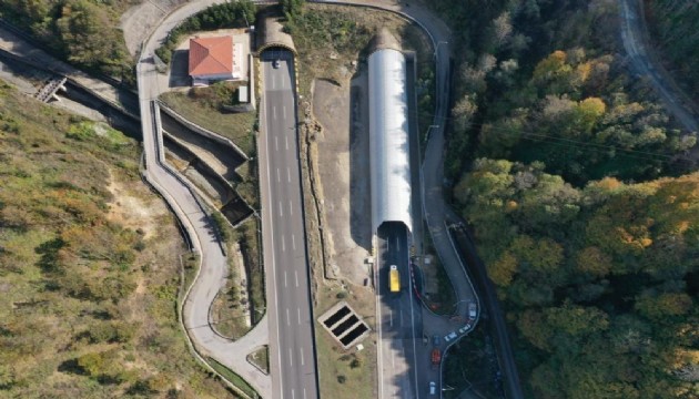 Bolu Dağı Tüneli'nin İstanbul yönü 70 metre uzatılacak