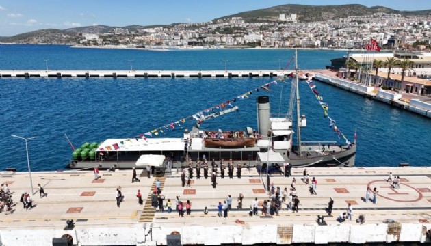 ‘Tgc Nusret' Kuşadası'nda ziyarete açıldı