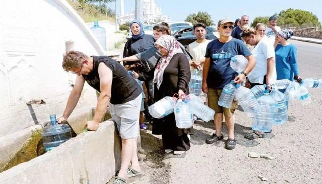 Tekirdağ'da vatandaş su sorunu yaşıyor