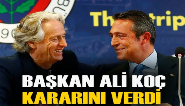 Fenerbahçe taraftarını şaşırtacak hamle! Ali Koç'tan Jorge Jesus kararı...