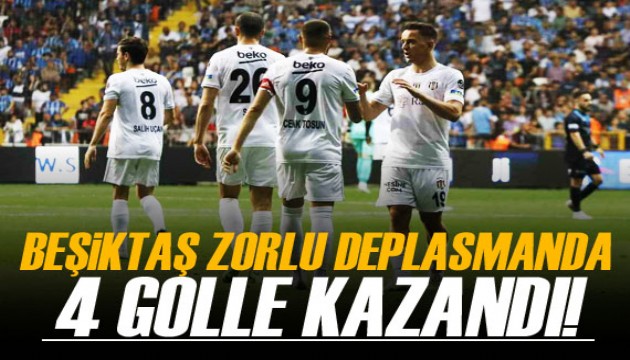 Beşiktaş zorlu deplasmanda 4 golle kazandı!