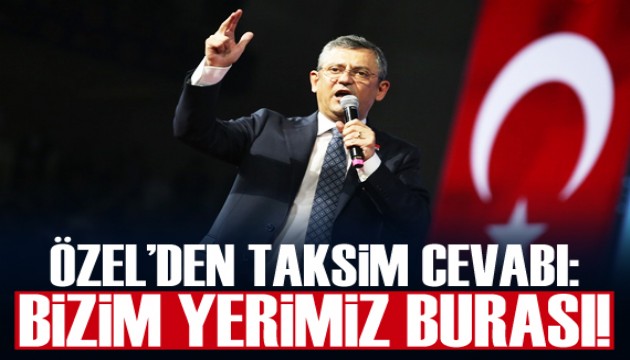 CHP Genel Başkanı Özel: Bizim olmamız gereken yer Saraçhane!