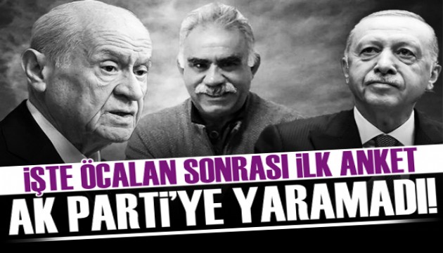 PKK elebaşı Öcalan'ın çağrısı sonrası ilk anket sonucu şaşırttı!
