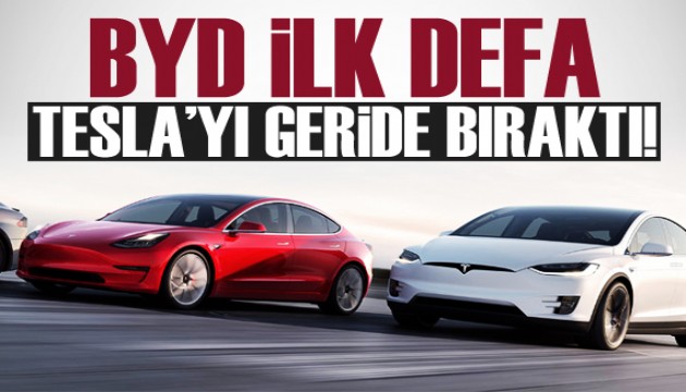 Çinli BYD, satışlarında 100 milyar doları ilk defa aşarak Tesla'yı geride bıraktı