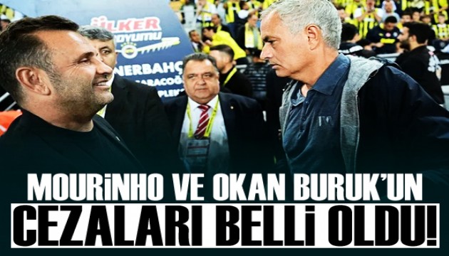 Mourinho ve Okan Buruk'un cezaları belli oldu!