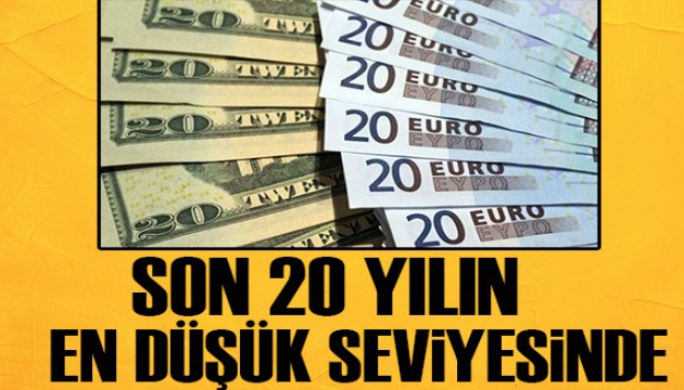 Euro için büyük tehlike! Son 20 yılın en düşük seviyesinde