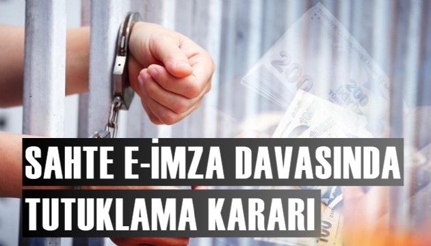 Sahte e-imza davasında karar açıklandı