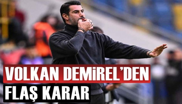 Volkan Demirel galibiyet sonrası istifa etti