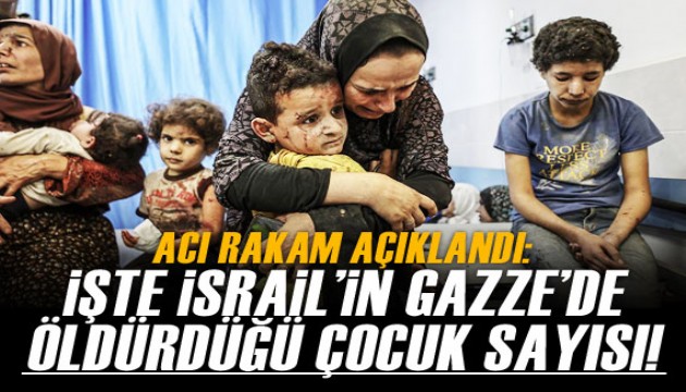 İsrail'in Gazze'de öldürdüğü çocuk sayısı 8 bini aştı