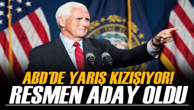 ABD’de başkanlık yarışı kızışıyor: Mike Pence resmen aday oldu