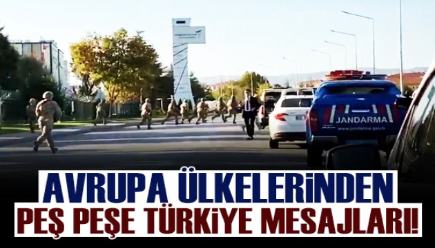 Avrupa ülkeleri TUSAŞ'a yönelik terör saldırısını kınadı