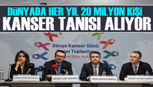 Dünyada her yıl 20 milyon kişi kanser tanısı alıyor