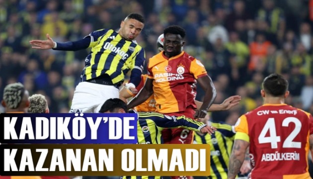 Kadıköy'de kazanan olmadı