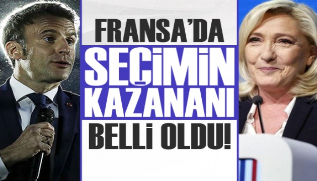 Fransa'da seçimin galibi belli oldu!