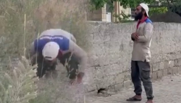 Polise yakalanınca namaza durdu, cezadan kaçamadı