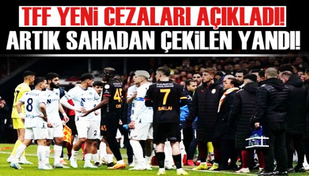 TFF'den 'maçtan çekilme' cezası kararı