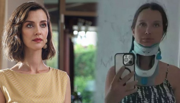 İrem Helvacıoğlu'nun kafasına çocuk düştü!