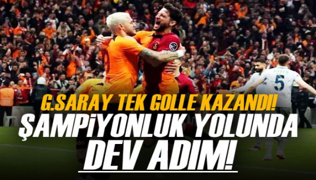 Galatasaray'dan şampiyonluk yolunda dev adım!