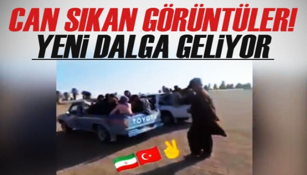 Can sıkan görüntüler! Yeni göç dalgası geliyor