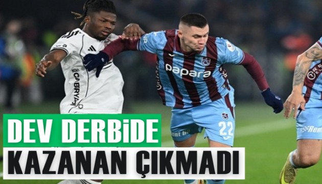 Dev derbide kazanan çıkmadı