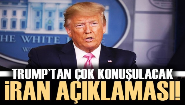 ABD Başkanı Trump'tan 'İran sorununu çözeceğim' mesajı