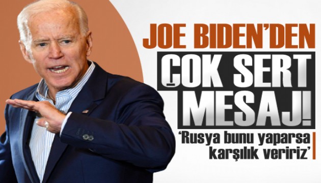 ABD Başkanı Biden: Kimyasal saldırıya karşılık olur