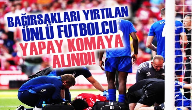Bağırsakları yırtılan ünlü futbolcu yapay komaya alındı!