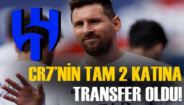 Lionel Messi de kervana katıldı! Cristiano Ronaldo'nun 2 katına transferi tamamlandı