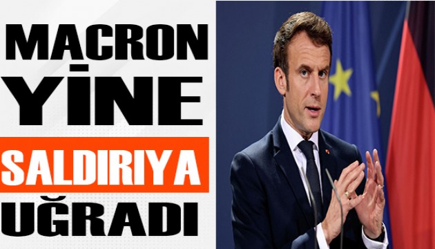 Macron'a saldırı şoku!