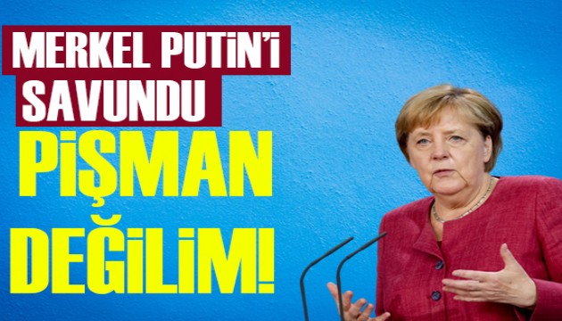 Merkel'den kritik Putin açıklaması!