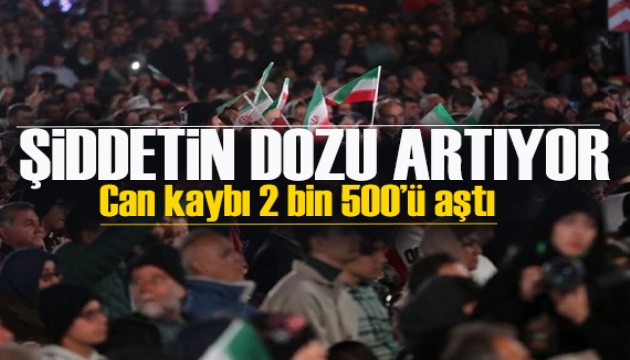 İran'da can kaybı 2 bin 500'ü aştı
